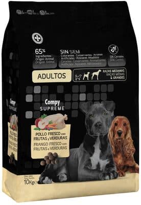 Comida perro adulto Supreme pollo fresco con frutas y verduras