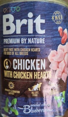 Chicken with chicken hearts