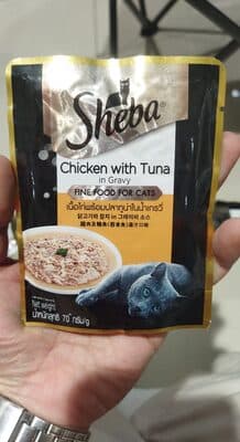Sheba pouch tuna & chicken 70gr