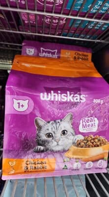 WHISKAS ADLT CHKN & RABT 800GM