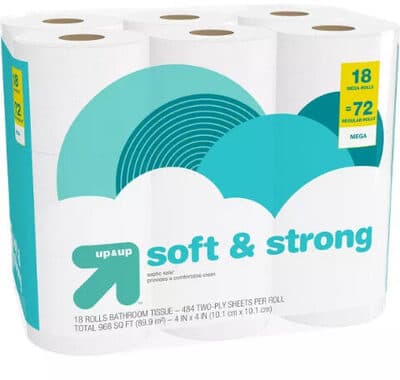 Soft and strong toilet paper