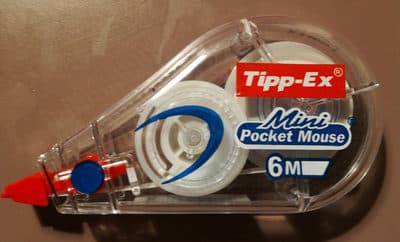 Correcteur Tipp-Ex Mini Pocket Mouse 6MMX5M - Bic