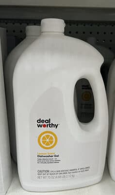 Lemon Scent Dishwasher Gel