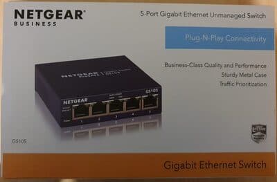 5-port Gigabit Ethernet Unmanaged Switch GS105GE