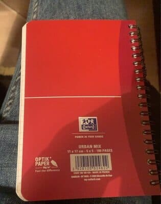 Cahier Urban Mix
