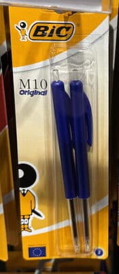 Bic pennen blauw