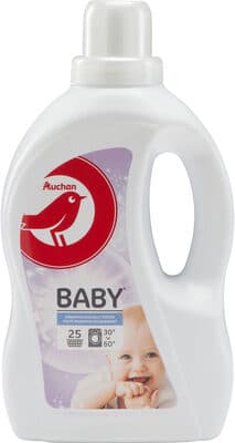 Auchan lessive liquide bébé 25 doses 1,5l