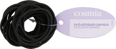 24 élastiques cheveux