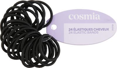 24 élastiques cheveux