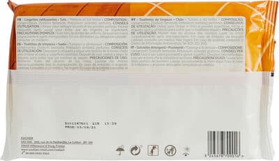 Lingettes nettoyantes sols