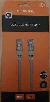 Câble RJ45 Mâle/Mâle