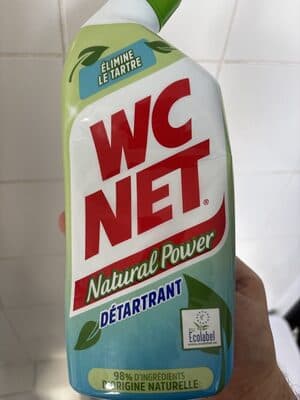 WC net natural power détartrant