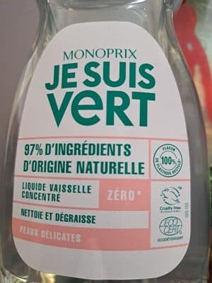 Liquide vaisselle concentré