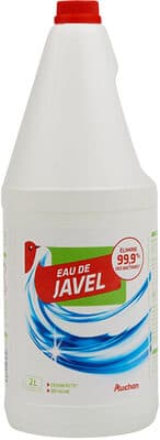 Eau de javel diluée 2.6% de chlore actif.