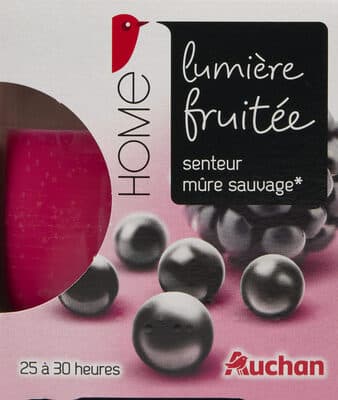 Bougie contenant parfumée mûre sauvage