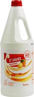 Eau de javel diluée agrumes* 2.6% de chlore actif.