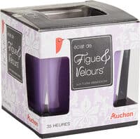 Auchan bougie premium figue et velours x1