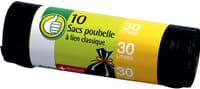 Pouce sacs poubelle 30l x10