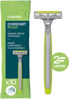 Rasoir jetable 2 lames tête pivotante homme