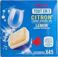 Tablettes lave-vaisselle tout en un citron