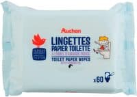 Lingettes papier toilette