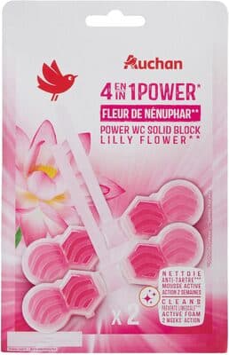 Blocs nettoyants puissants WC Fleur de nénuphar