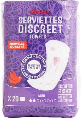 Serviettes Discreet Mini