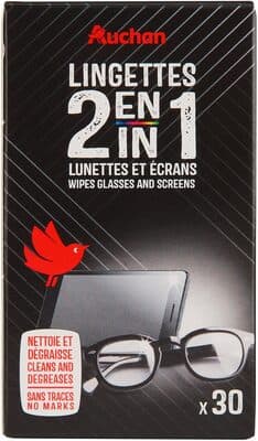 Lingettes lunettes et écrans