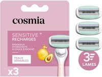 Recharges systeme sensitive 3 lames Femme