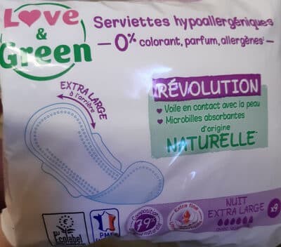 Serviettes hypoallergeniques