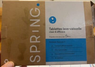 Tablettes lave-vaisselle