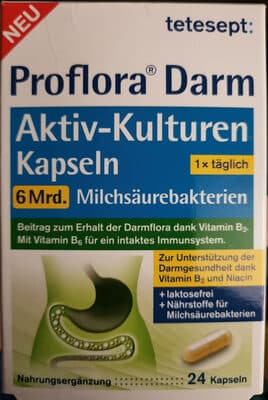 Proflora Darm Aktiv-Kulturen Kapseln – 6 Mrd. Milchsäurebakterien