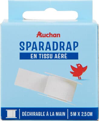 Sparadrap en tissu aéré