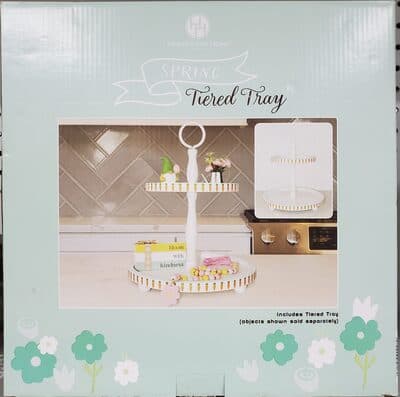 Spring Tiered Tray