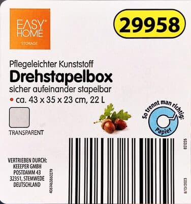 Drehstapelbox