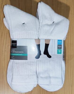 Sportsocken Unisex, weiß