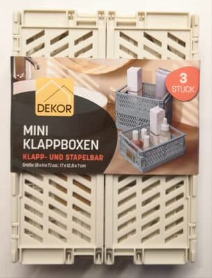 Mini Klappboxen 17 x 12,5 x 7 cm