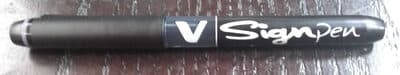 V Sign Pen
