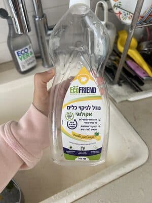 נוזל לניקוי כלים אקולוגי