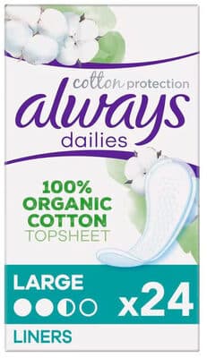 Always maandverband bio large