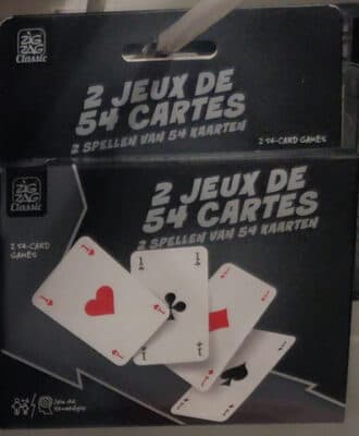 2 jeux de 54 cartes