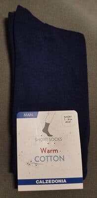Man | Short Socks - Warm Cotton | Short T. - Size 40-41