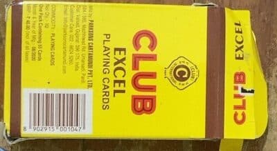 Club Excel Playing Cards