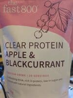 Clear Protein Apple And Blackcurrant
