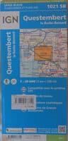 Carte Questembert la Roche-Bernard 1021 SB
