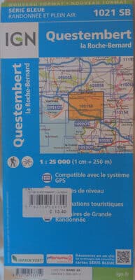 Carte Questembert la Roche-Bernard 1021 SB