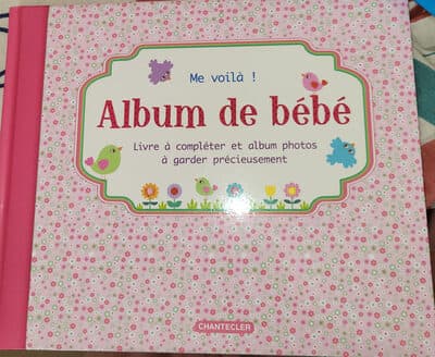 me voilà album de bébé